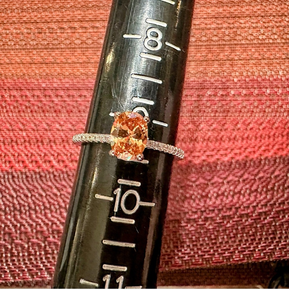 Fragrant Jewels Citrine and Silver Elegance Ring